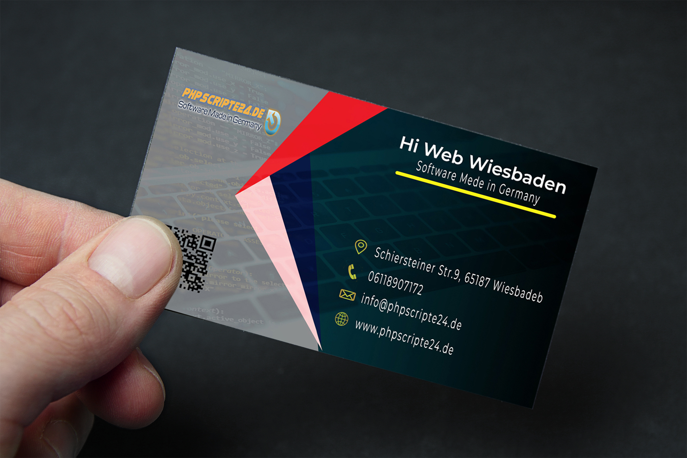 Visitenkarten nach Wunsch für Software