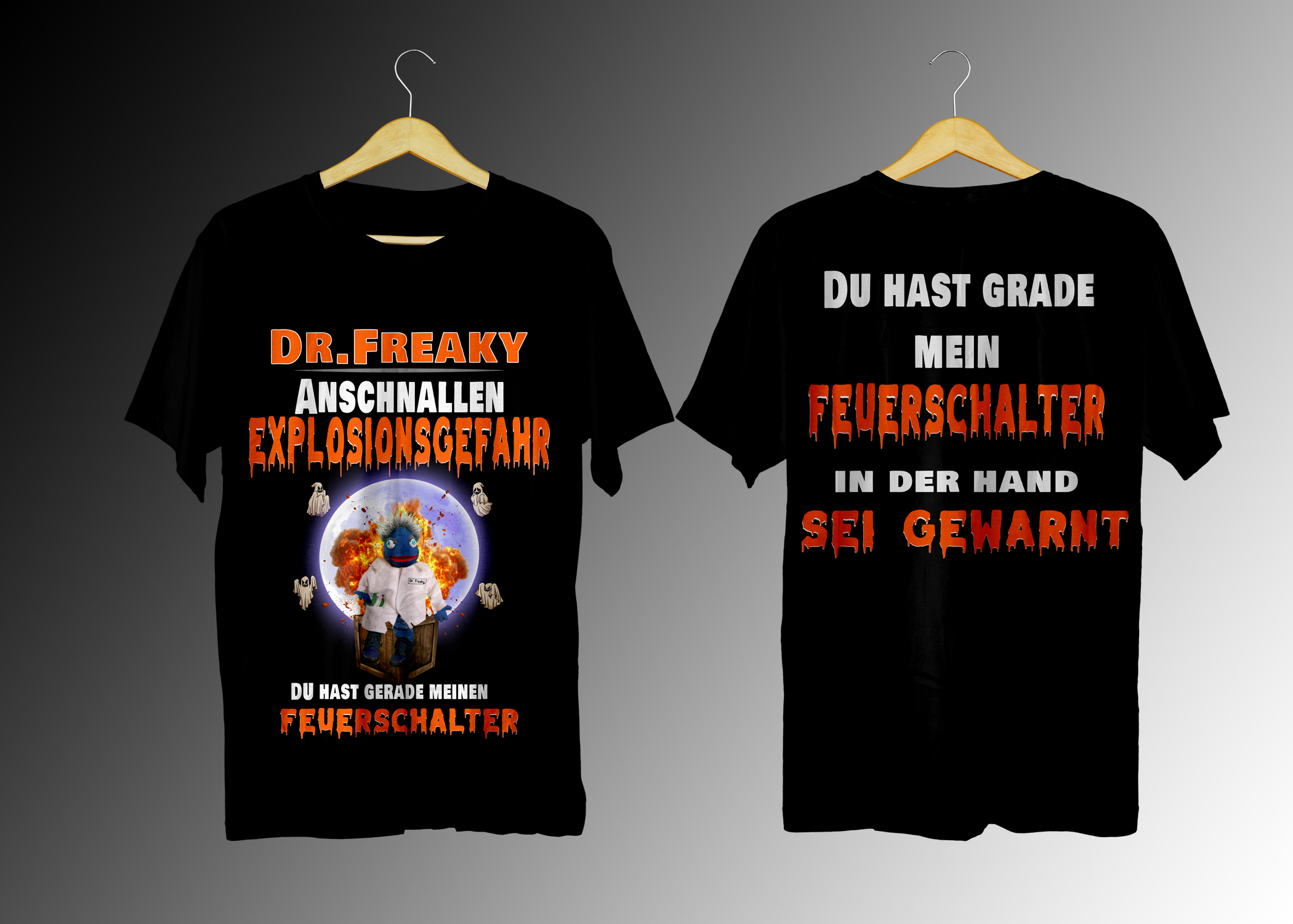 PHP Script T-Shirt Halloween mit Dr. Freaky