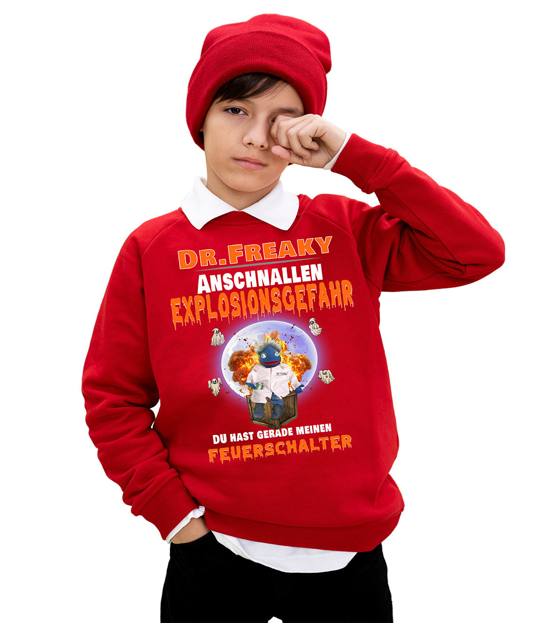 PHP Script Kinder  Sweatshirt Exolossionsgefahr
