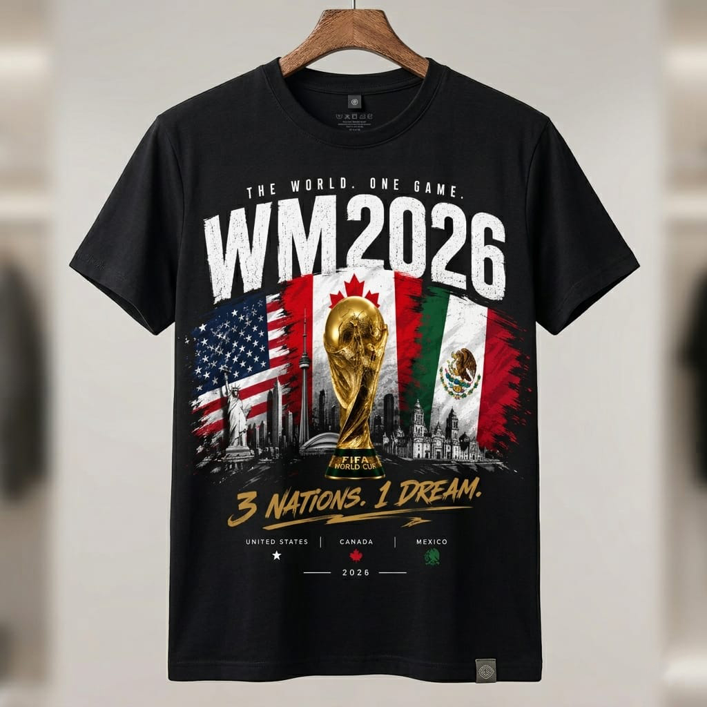 PHP Script WM 2026 Fan-T-Shirt mit Druck 