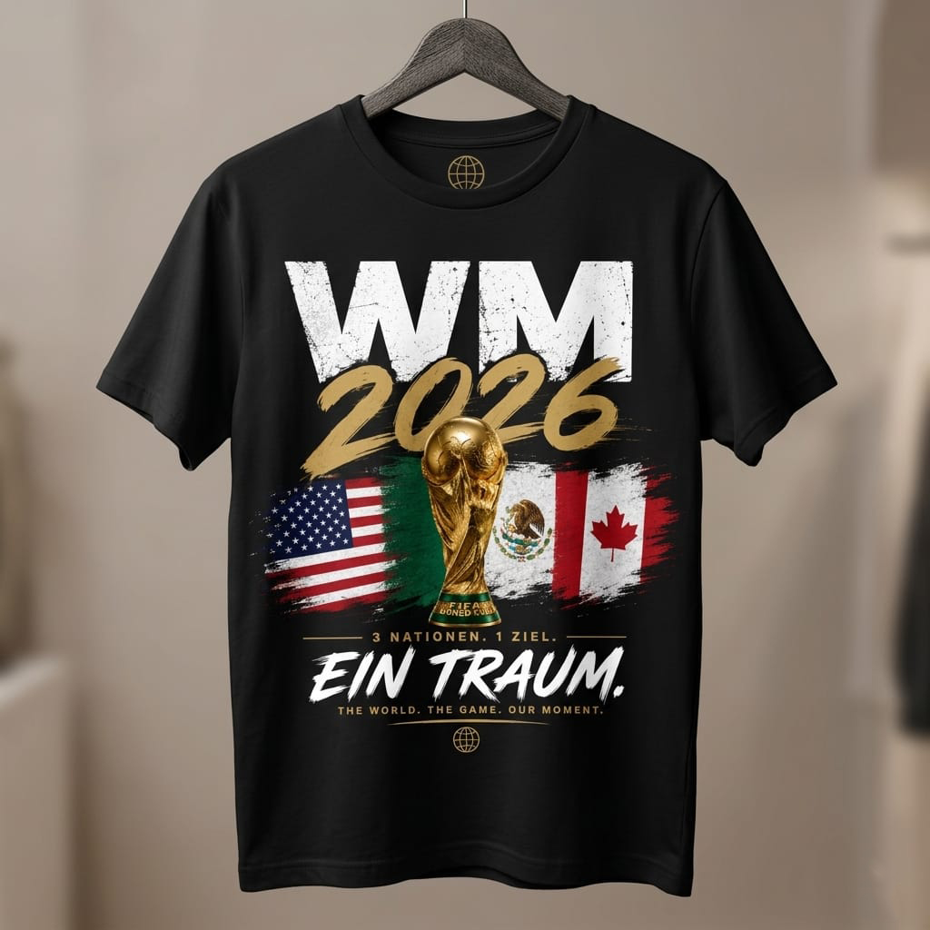 PHP Script WM 2026 Fan-T-Shirt mit Druck 